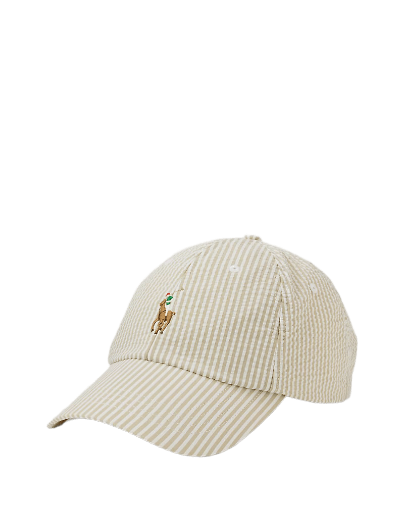 Polo Ralph Lauren striped seersucker ball cap