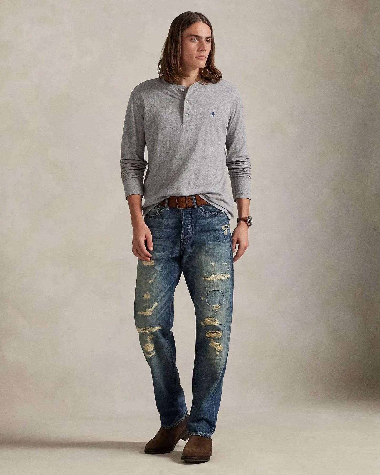 Polo Ralph Lauren Slub Jersey Henley Shirt