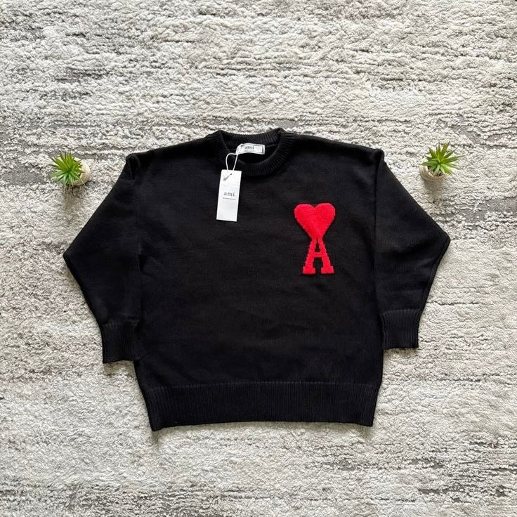 Black Ami Paris Knitted Sweater