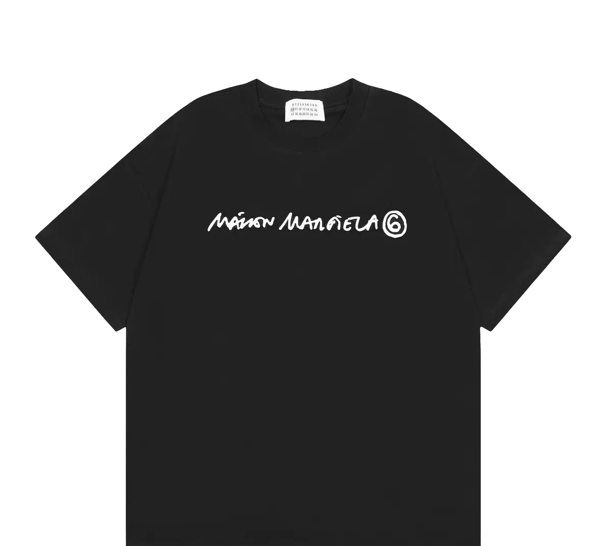 Maison Margiela jersey featuring white handwritten-style logo