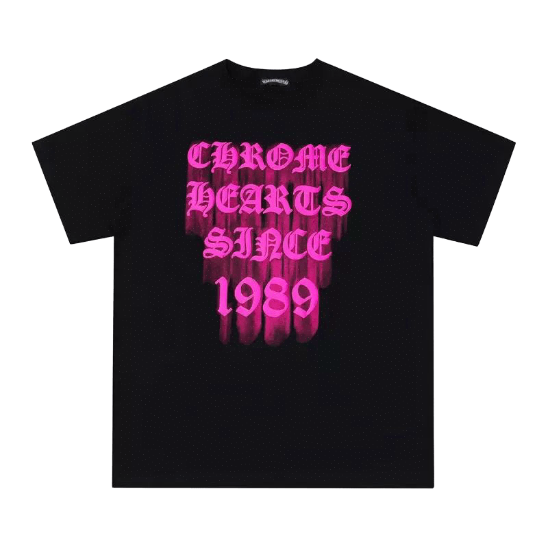 ChromeHearts t-shirt with a pink