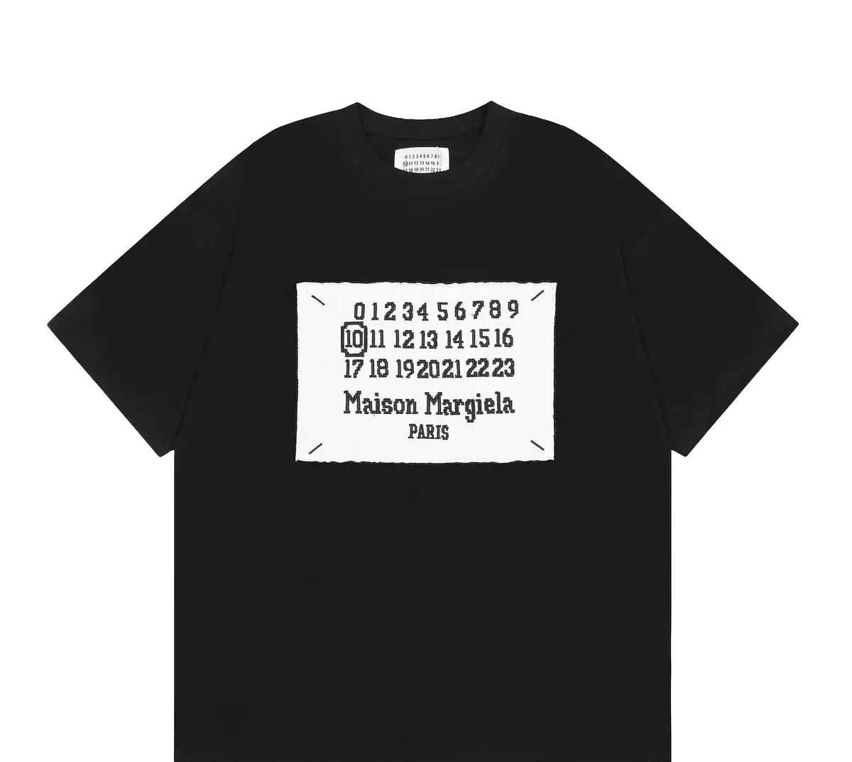 MM6 "Maison Margiela PARIS" text T-shirt