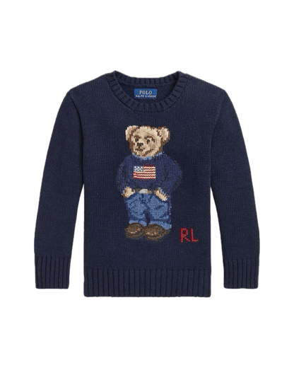 Navy Bear Cotton Ralph lauren