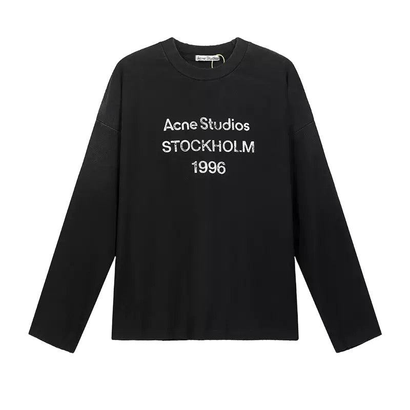 Acne Studios Edden 1996 Logo Long Sleeve T-shirt