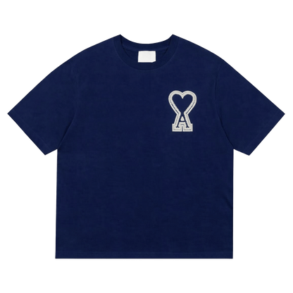 AMI Paris Puff heart logo T-shirt