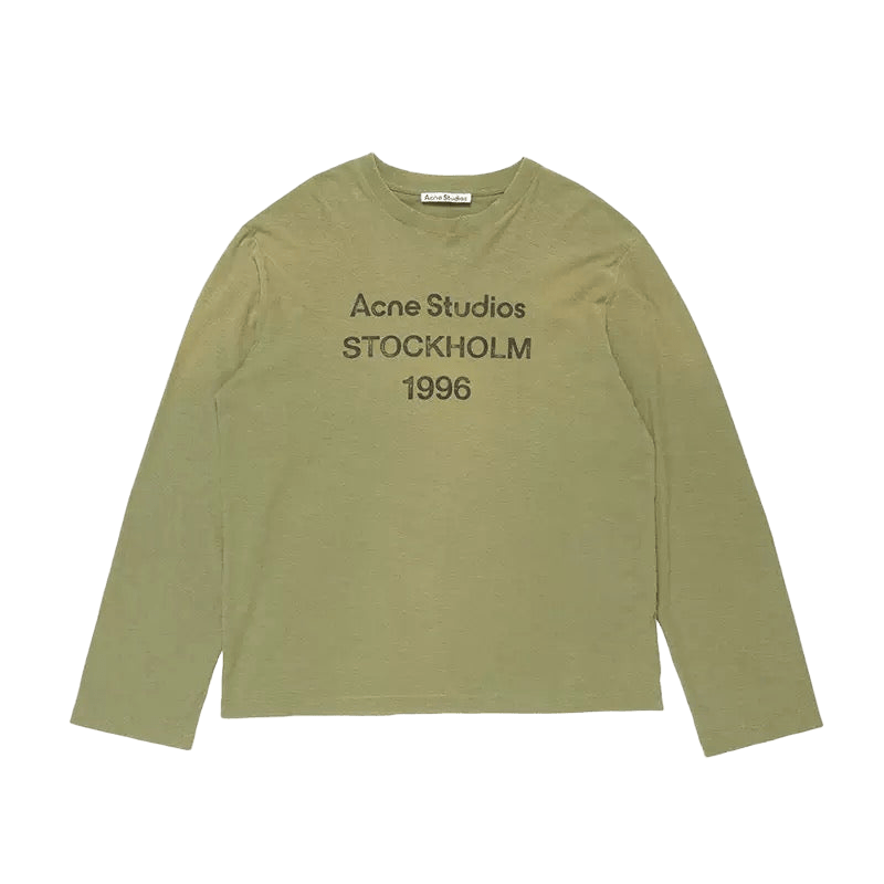 Acne Studios Edden 1996 Logo Long Sleeve T-shirt