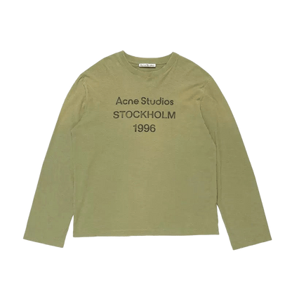 Acne Studios Edden 1996 Logo Long Sleeve T-shirt