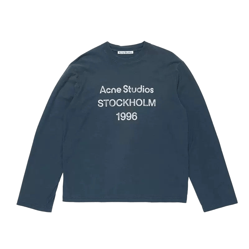 Acne Studios Edden 1996 Logo Long Sleeve T-shirt