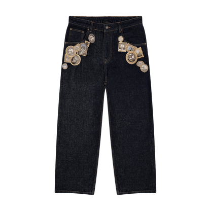 Gallery raw denim jeans