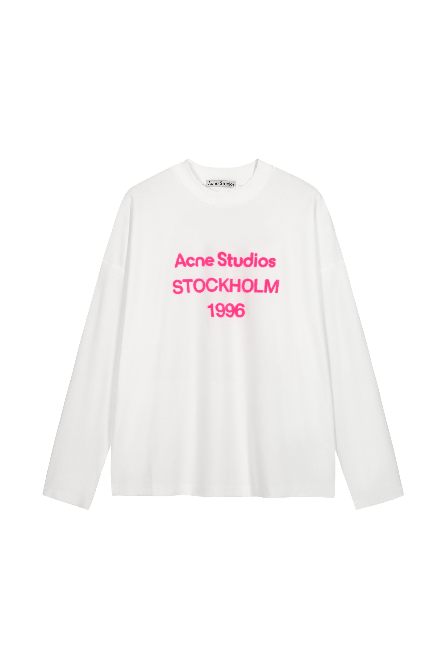 Acne Studios Edden 1996 logo-print long-sleeve T-shirt