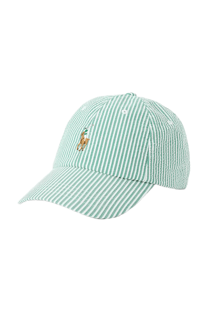 Polo Ralph Lauren striped seersucker ball cap