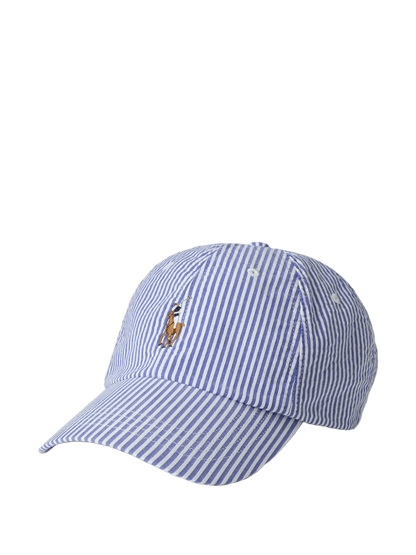Polo Ralph Lauren striped seersucker ball cap