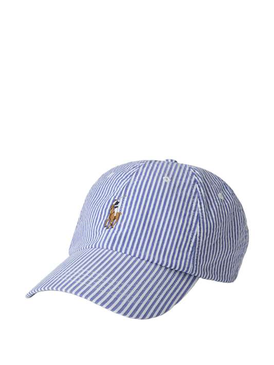 Polo Ralph Lauren striped seersucker ball cap