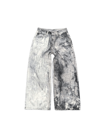 Acne Studios 1981 trousers in a "Cold Grey" splatter