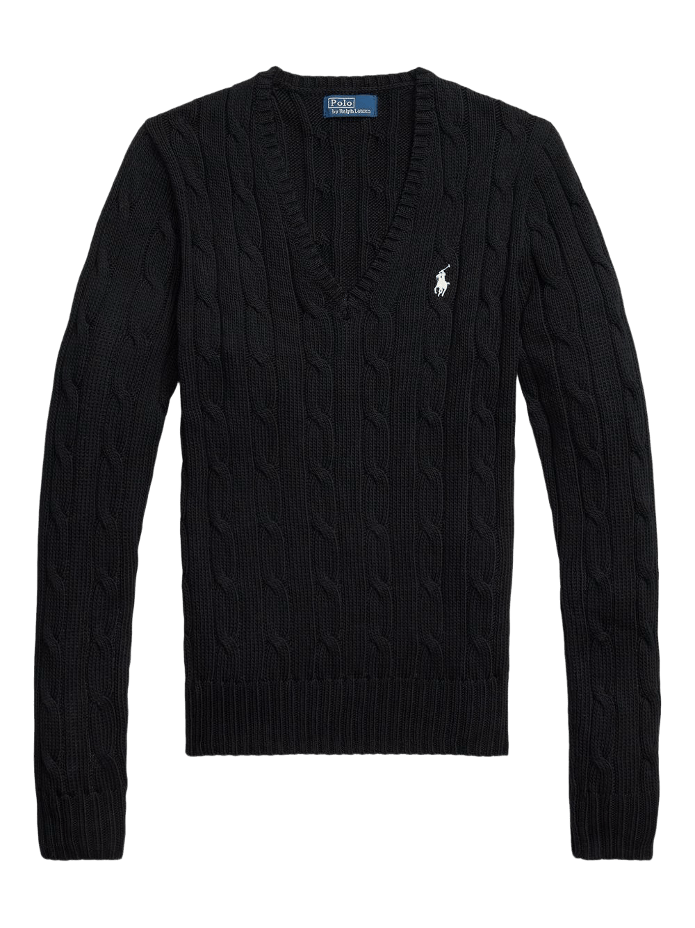 Ralph Lauren cable-knit V-neck sweater
