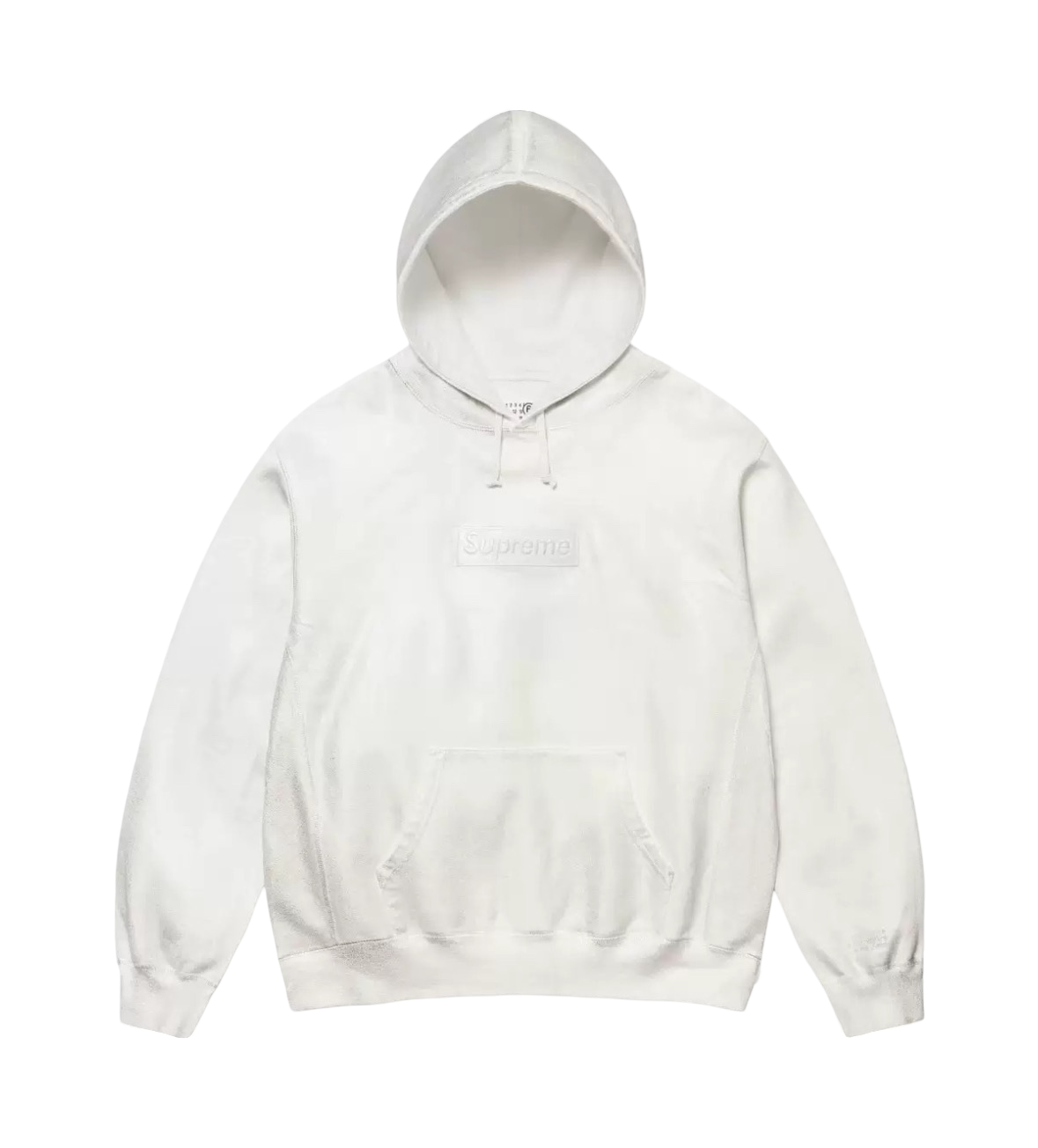 Supreme x MM6 Maison Margiela Foil Box Logo Hooded Sweatshirt