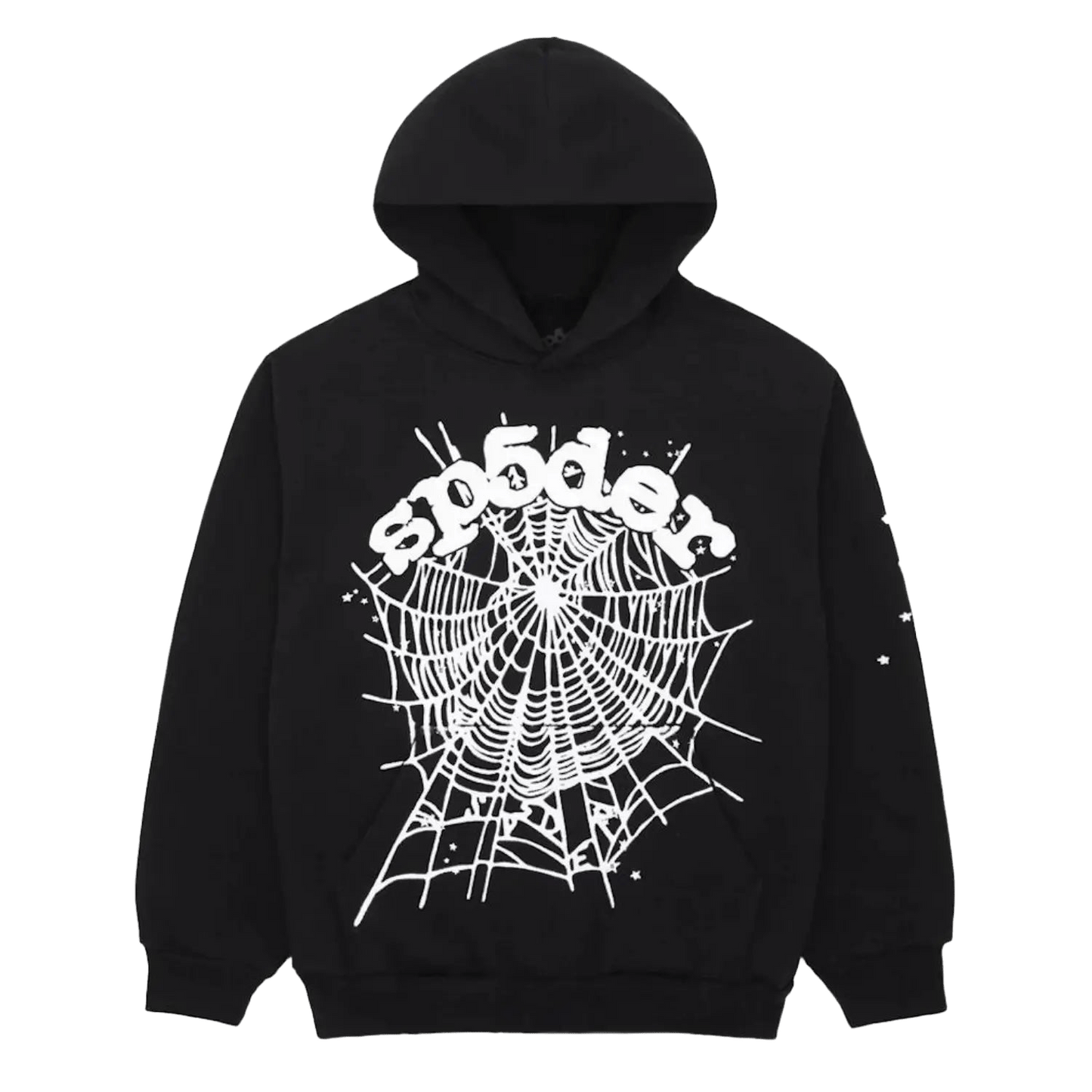Sp5der OG Web Hoodie Black