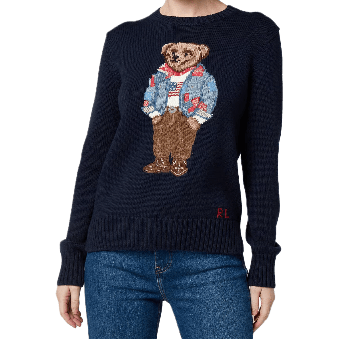Ralph Lauren Sweater Bear Intarsia
