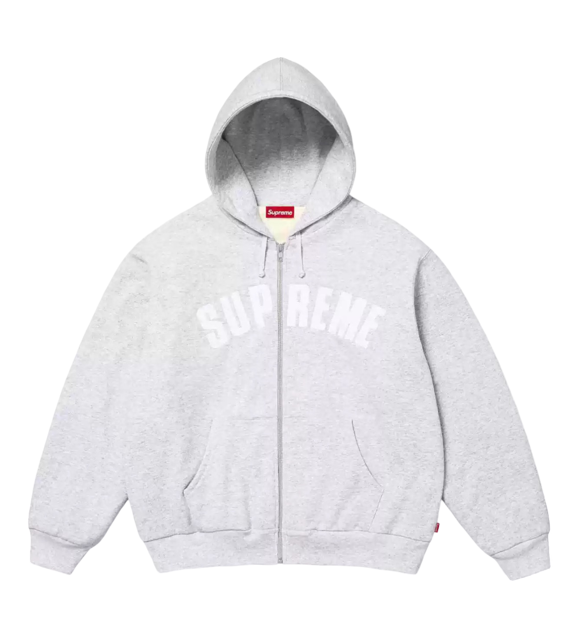Supreme Arc Thermal Lined Zip Up Hooded Sweatshirt