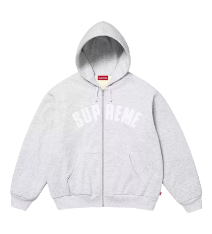 Supreme Arc Thermal Lined Zip Up Hooded Sweatshirt