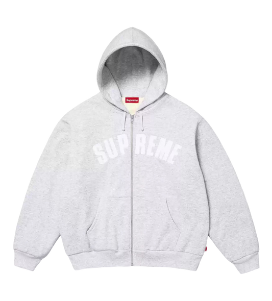 Supreme Arc Thermal Lined Zip Up Hooded Sweatshirt