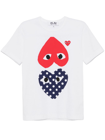 Comme des Garçons Play Polka Dot Heart T-Shirt