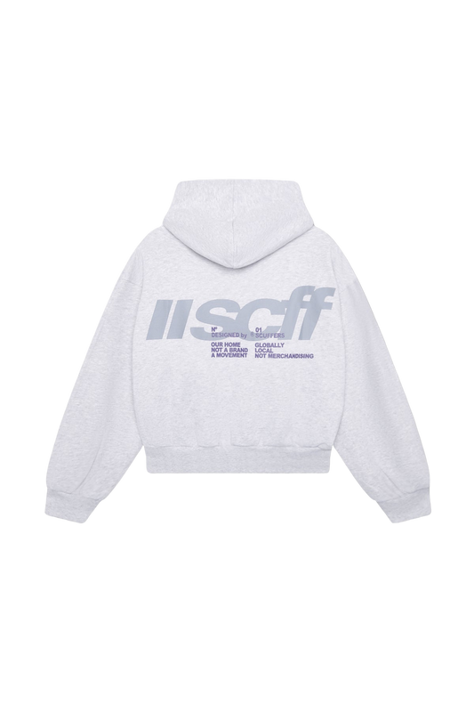 Light Gray Oversized Hoodie by Scuffers