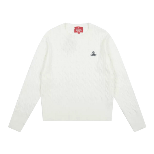 Vivienne Westwood Wool Cable-Knit Sweater