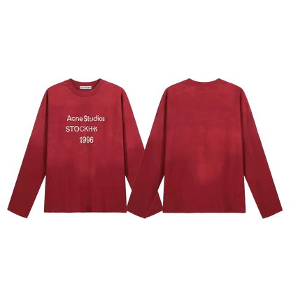 Acne Studios Edden 1996 Logo Long Sleeve T-shirt