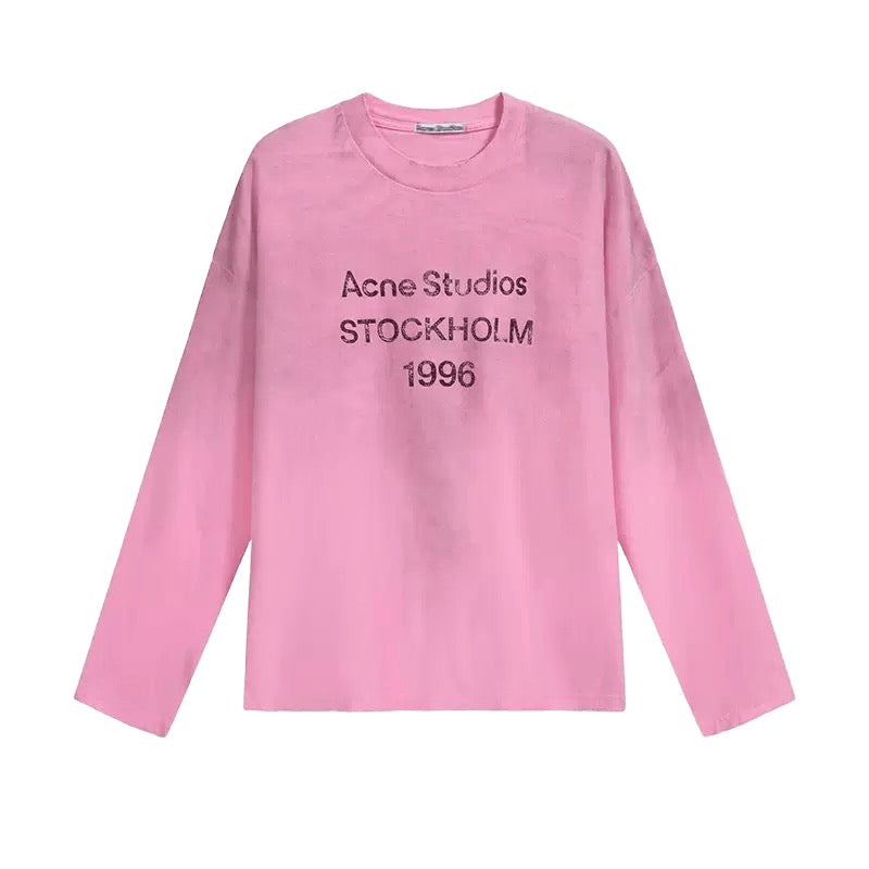 Acne Studios Edden 1996 Logo Long Sleeve T-shirt
