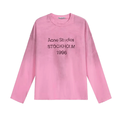 Acne Studios Edden 1996 Logo Long Sleeve T-shirt