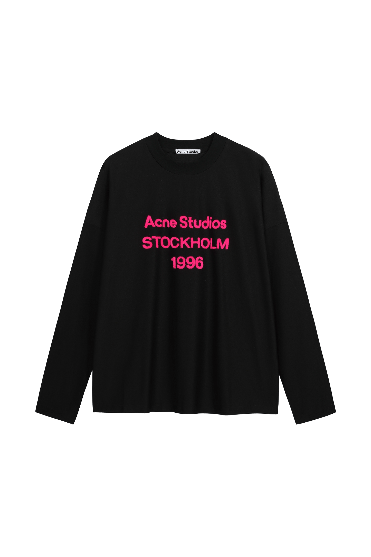 Acne Studios Edden 1996 logo-print long-sleeve T-shirt
