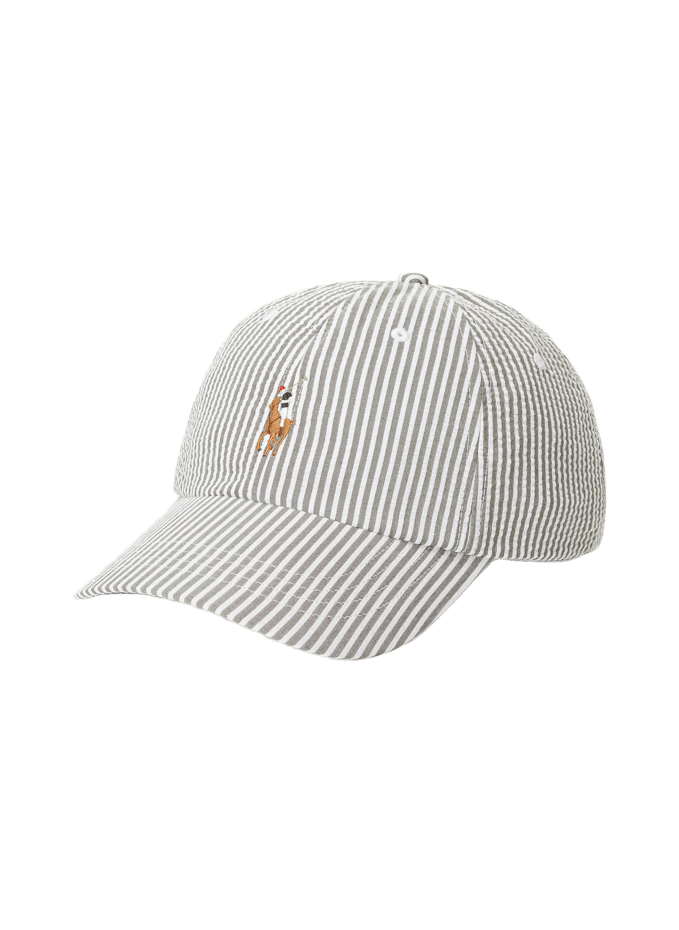 Polo Ralph Lauren striped seersucker ball cap