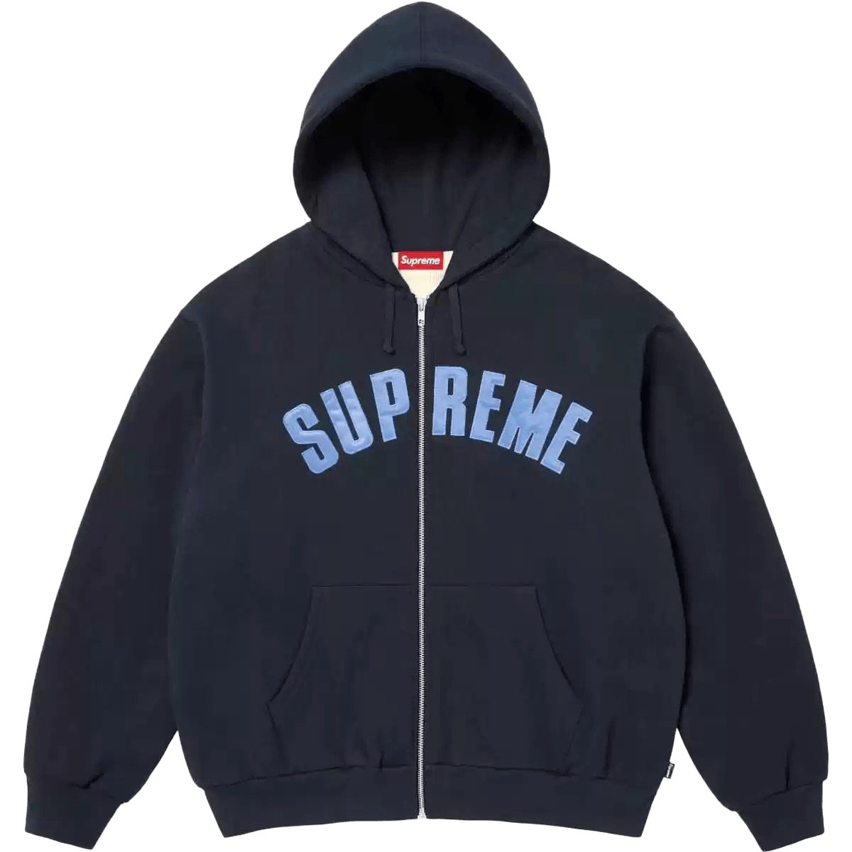 Supreme Arc Thermal Lined Zip Up Hooded Sweatshirt