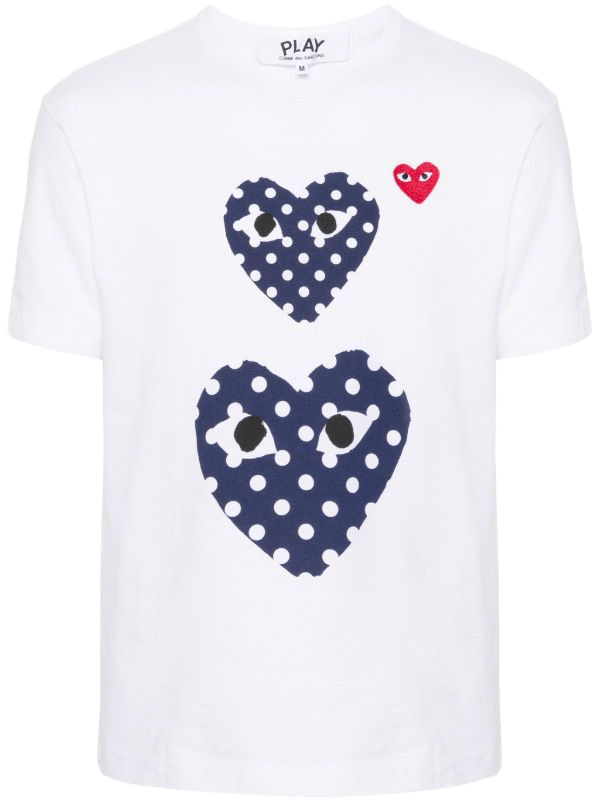 Comme des Garçons Play Polka Dot Heart T-Shirt