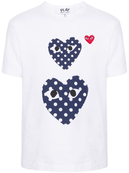 Comme des Garçons Play Polka Dot Heart T-Shirt