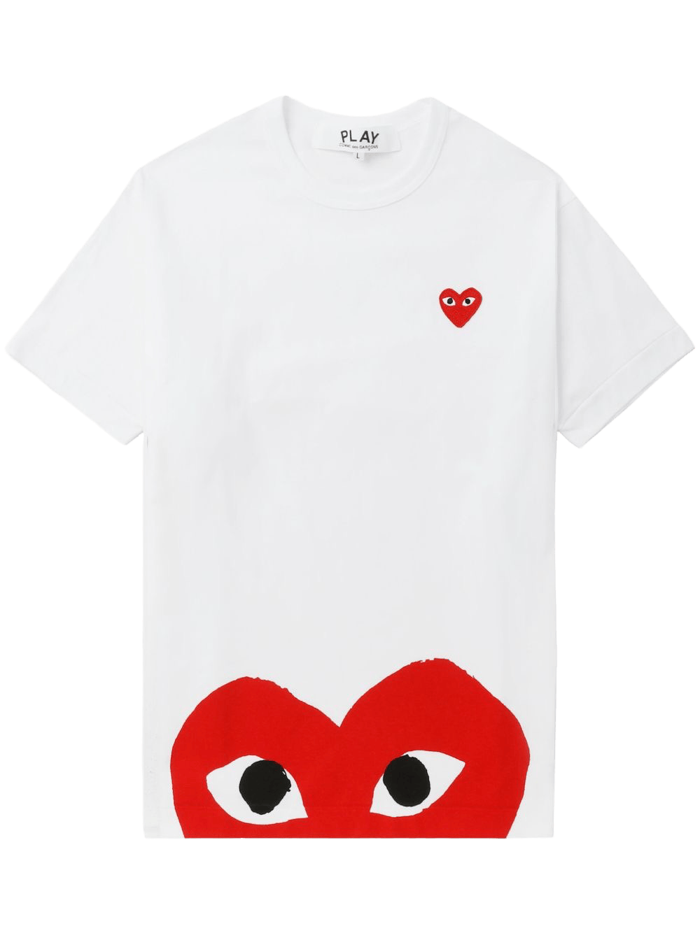 Comme des Garçons Play Red Emblem Small Eyes T-shirt