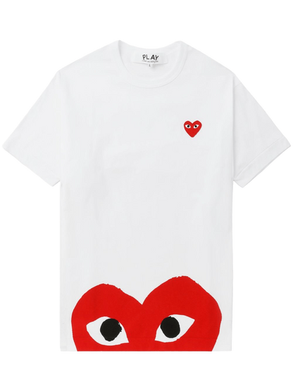 Comme des Garçons Play Red Emblem Small Eyes T-shirt