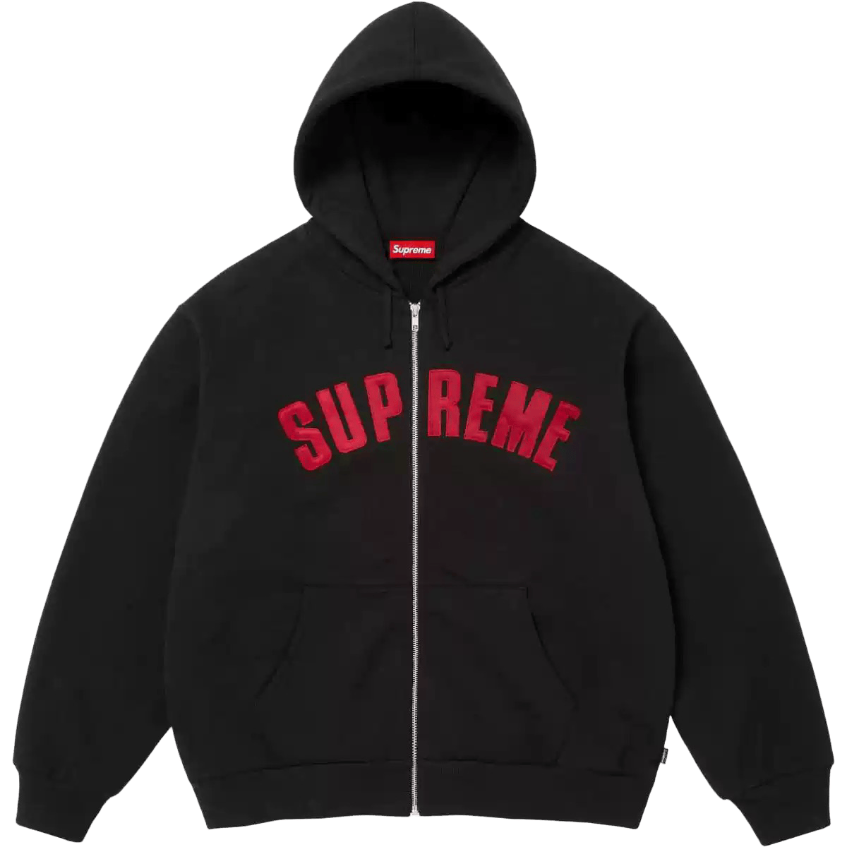 Supreme Arc Thermal Lined Zip Up Hooded Sweatshirt