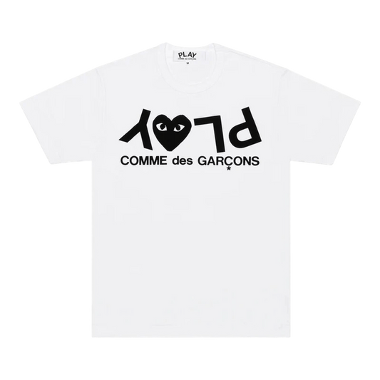 Comme des Garçons Play inverted text T-shirt