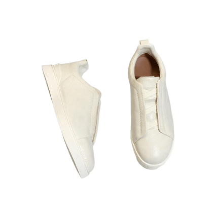ZEGNA Triple Stitch Suede Slip-On Sneaker