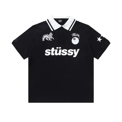 Stüssy Lion 8 Ball Polo Shirt