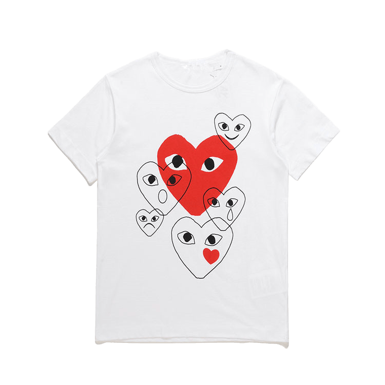 Comme des Garçons PLAY Multi-Heart Graphic T-shirt