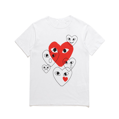 Comme des Garçons PLAY Multi-Heart Graphic T-shirt