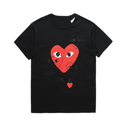 Comme des Garçons PLAY Multi-Heart Graphic T-shirt
