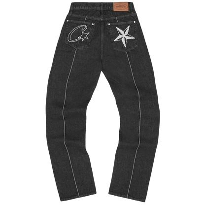 Corteiz C-Star Stitch-Down Jeans