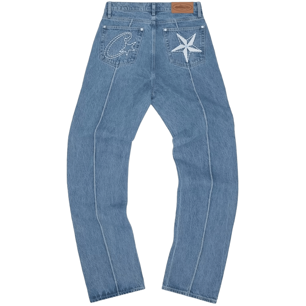 Corteiz C-Star Stitch-Down Jeans