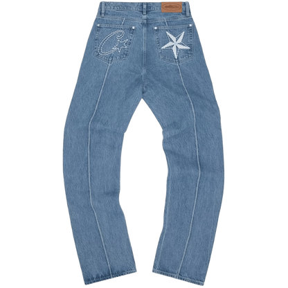 Corteiz C-Star Stitch-Down Jeans