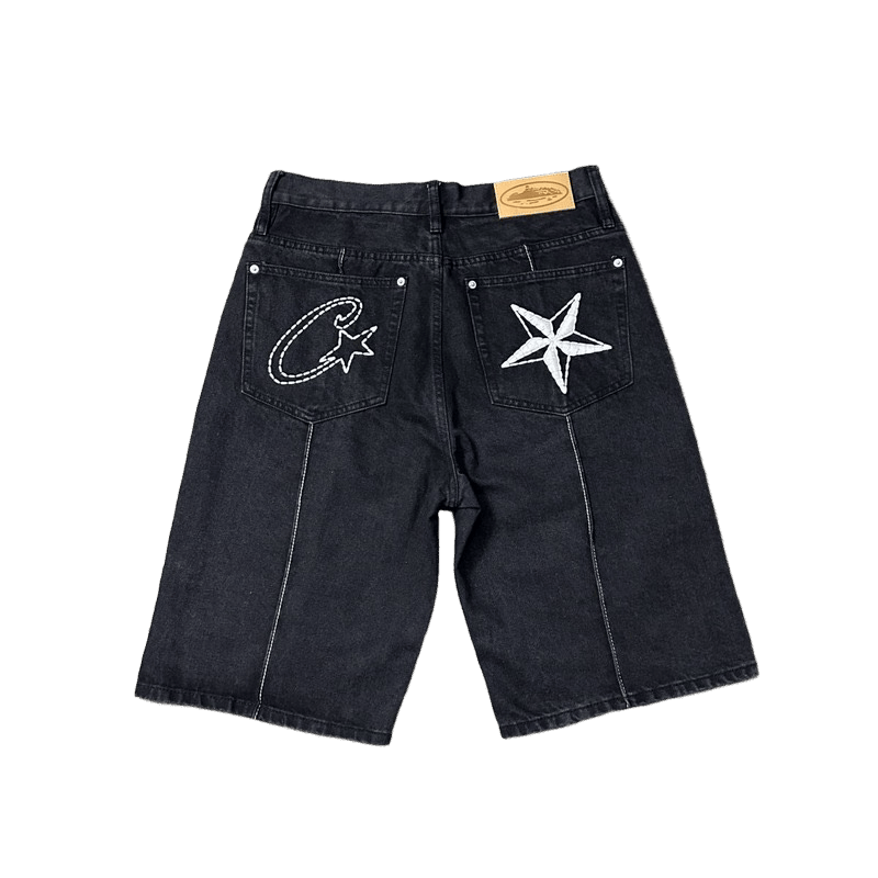 Corteiz C-Star Denim Shorts