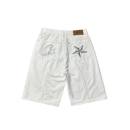 Corteiz C-Star Denim Shorts